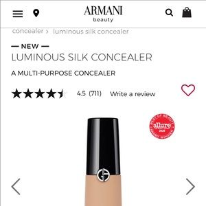 Giorgio Armani luminous silk concealer